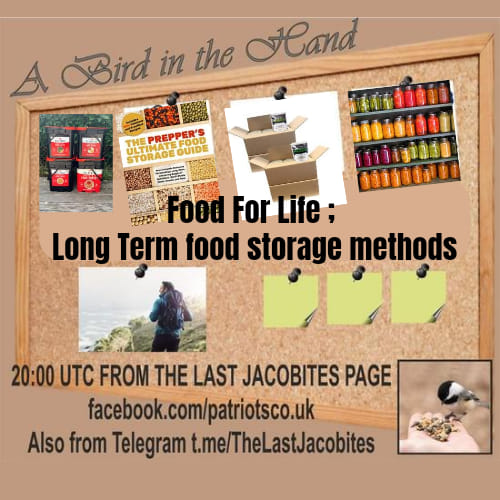 Food For Life; Long Term food storage methods