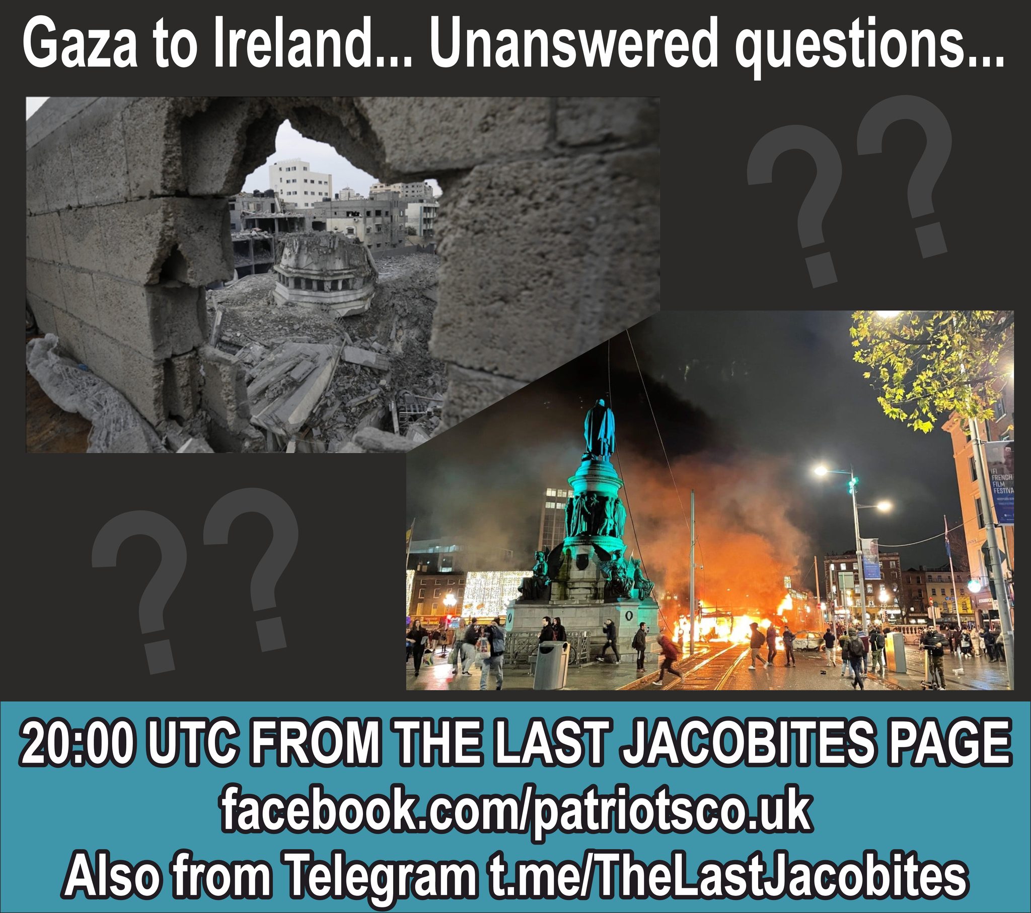 Gaza to Ireland... Unanswered Questions